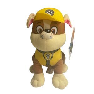 Paw Patrol Plush Pup Pals, Rubble 10" Stuffed animal toy new with tags